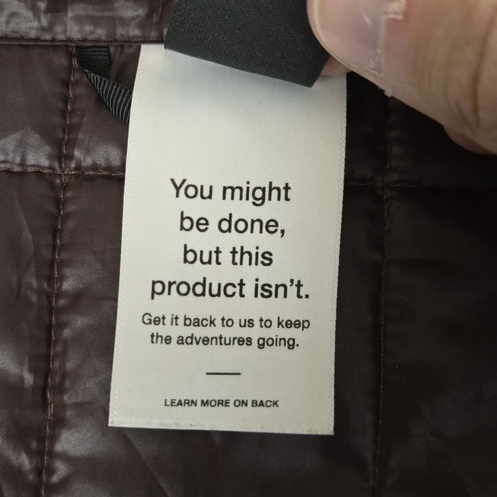 The North Face Circaloft Jacket Mens XL Brown Full Zip Insulated Puffer NF0A84HK